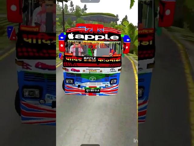 nepali bus nepali bus mod nepali apple deluxe bus #nepal #trendingshorts #bussid #ytshorts #viral