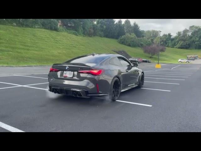 2021 BMW M4 Competition Burnout !