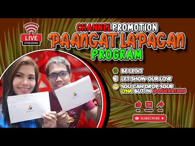 YOUTUBE CHANNEL PROMOTION | PAANGAT LAPAGAN DIKITAN | JULY 20, 2024