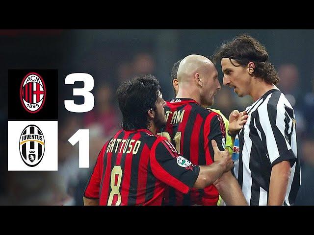 EPIC BATTLE! THIS was the ITALIAN FOOTBALL | MILAN vs JUVE 05/06