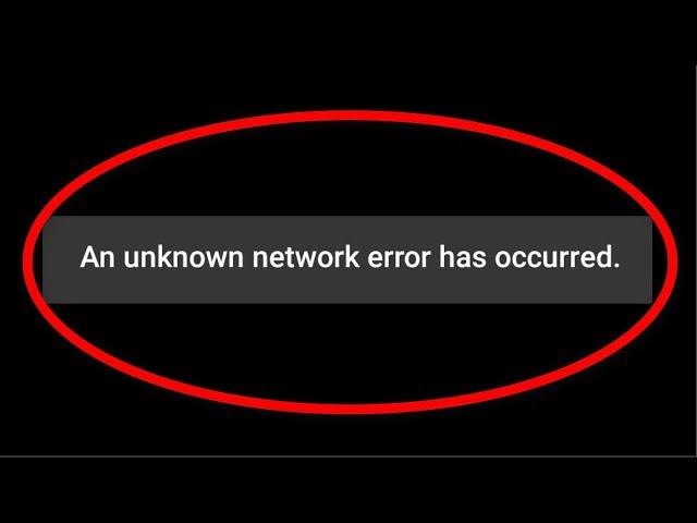 How To Fix An Unknown Network Error Has Occurred Instagram Error || Android Mobile