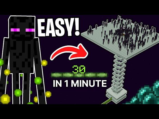 NEW Enderman XP Farm Minecraft 1.21 [JAVA + BEDROCK]