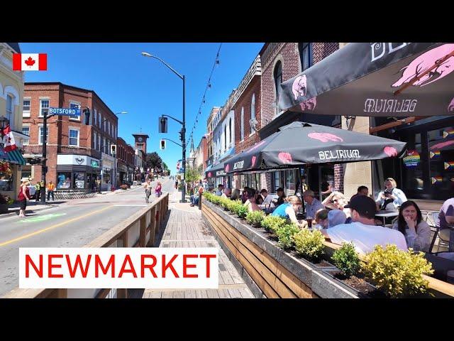 NEWMARKET Ontario - Events on Main Street - 4K Canada travel vlogs