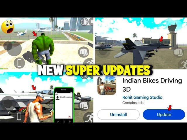 Indian Bikes Driving 3d New Update|New Hulk‍️ Power And New Jet ️Plane|Gaming Warrior