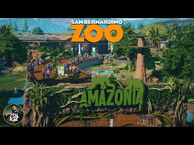 Amazonia! Complete Amazonian Area in Franchise Mode! | San Bernardino Zoo | Planet Zoo