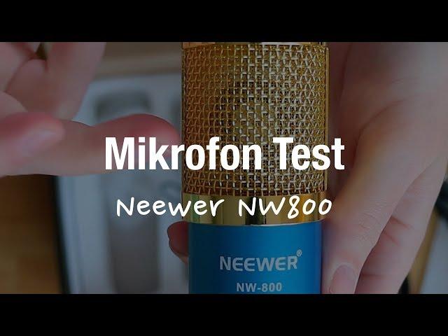 Neewer NW800 Kondensator Mikrofon (Unboxing und Sound Test)