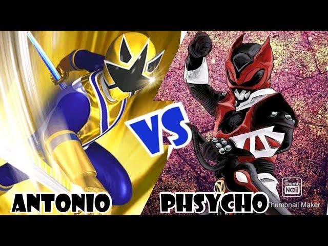 Antonio Sword vs Phsycho Storm Power rangers legacy wars