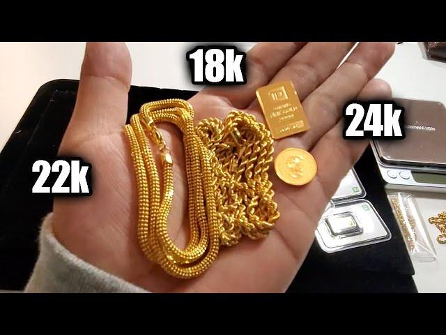 Should you invest in 18k and 22k Gold Jewelry ?? ... if it makes you happy YES