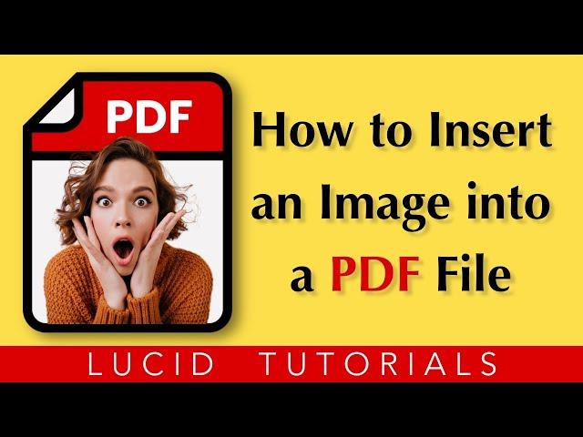 How to insert an image into a PDF document - macOS