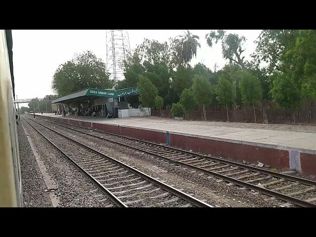 Dera Nawab Sahib Railway Station crossing l Train Crossing Stations l Railway Pakistan