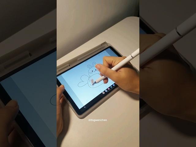 samsung Tab A9 with alternative pen (stylus) - draw with me