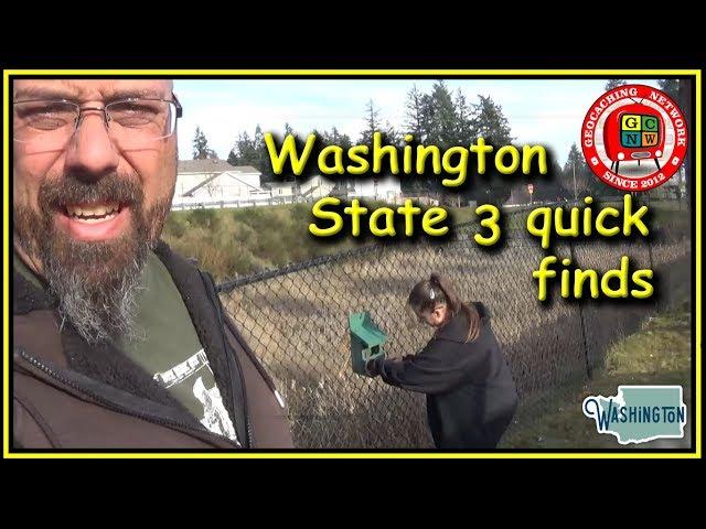 Geocaching Washington State 3 Quick Finds (GCNW)