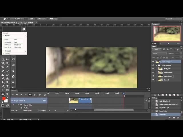 Video Editing in Photoshop CS6 and CC