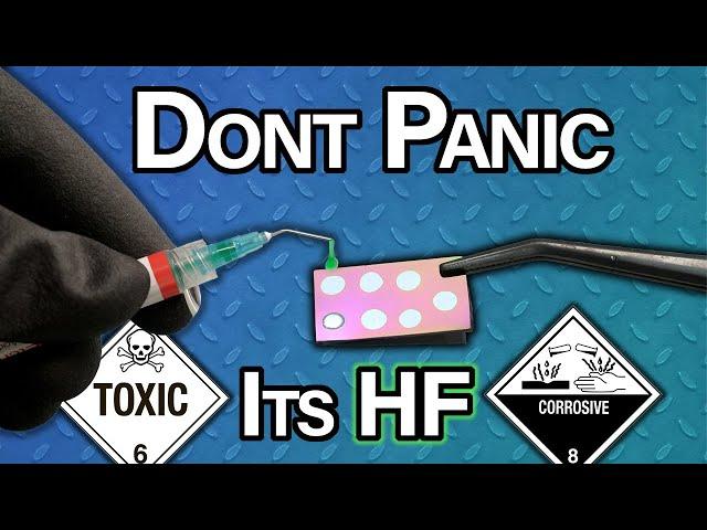 Using Hydrofluoric Acid to Etch Oxide Layers