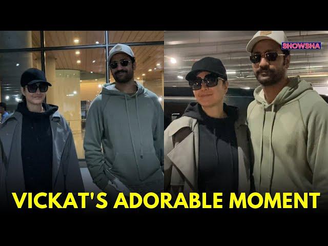 Katrina Kaif & Vicky Kaushal Serve Couple Goals As They Get Papped At Mumbai Airport | WATCH