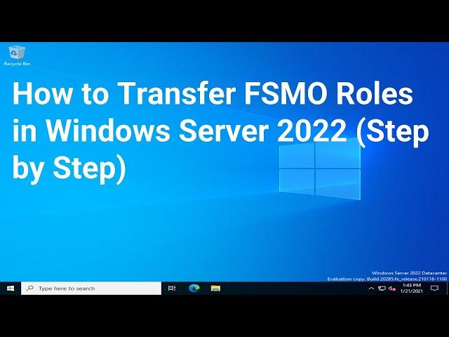 How to Transfer FSMO Roles DC to ADC in Server 2022 !! Complete Guide !! How to ADC  work as a DC !!