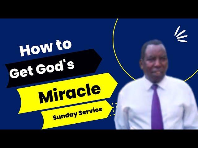 How to get a miracle | Prophet Joel Titany Sermon | 26 September 2021