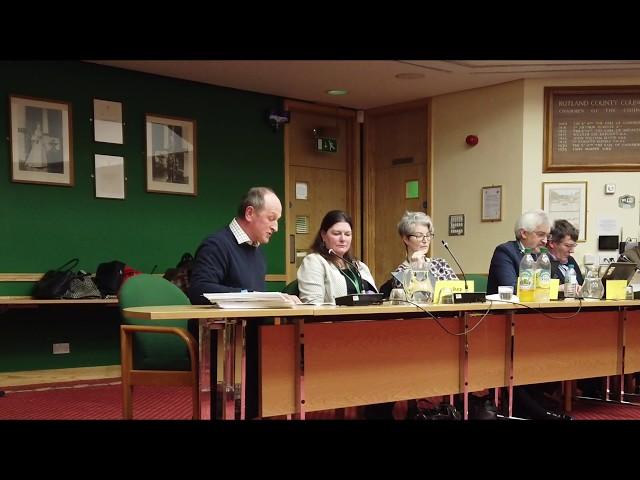 Gareth Jones Edith Weston Deptutation Rutland County Council Local Plan Scrutiny