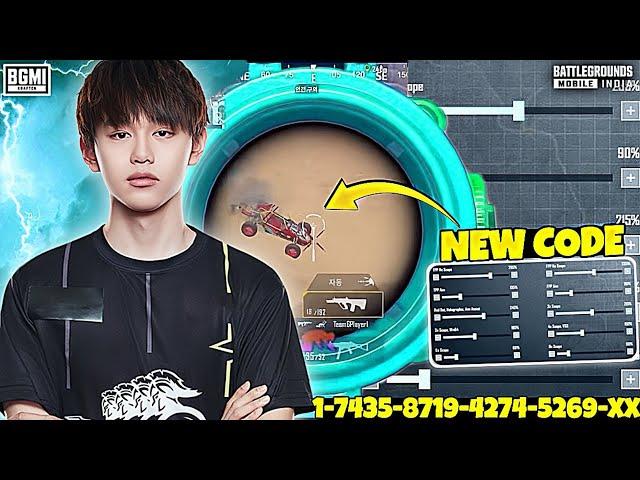 PUBG 3.5 Update Best  Sensitivity Code & 5 Fingers Control Settings | BGMI / Pubg Mobile 2024