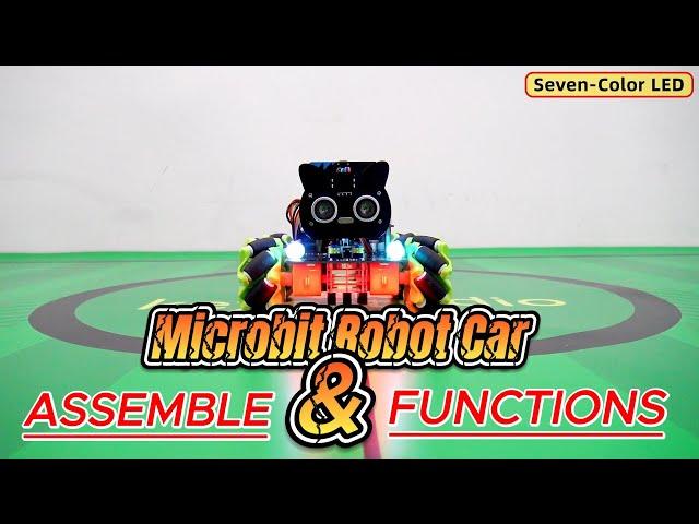 KEYESTUDIO 丨 How to Build an Epic Microbit 4WD Mecanum Robot Car？