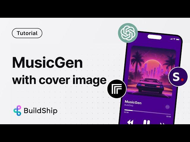 AI Generated Music with Song Cover Image, NO CODE needed