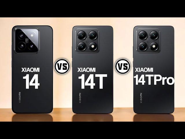 Xiaomi 14 Vs Xiaomi 14T Vs Xiaomi 14T Pro   #Trakontech