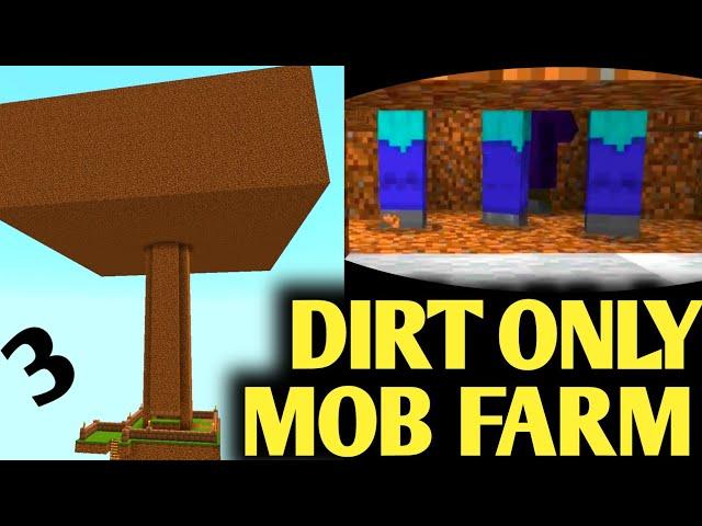Pathfinding Mob Farm without water for Minecraft Superflat