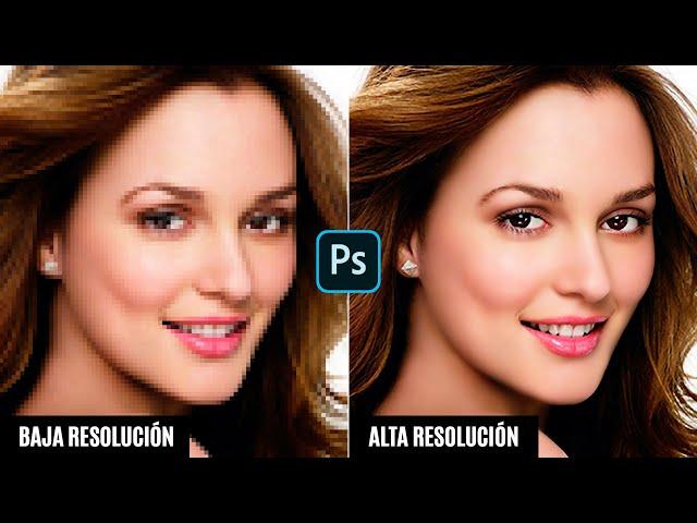 Curso PHOTOSHOP #10 – Cómo DEPIXELAR una IMAGEN y CONVERTIRLA en una FOTO de ALTA CALIDAD - TUTORIAL