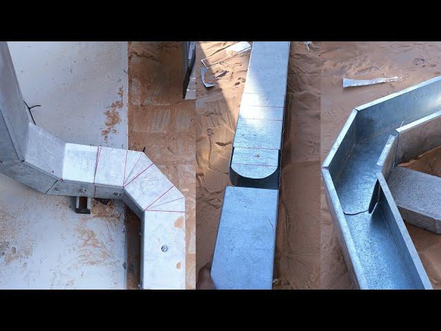 Trunking 90 Degree Bend | Trunking me bend kaise banaye | How to install cable tray | Cable trunking