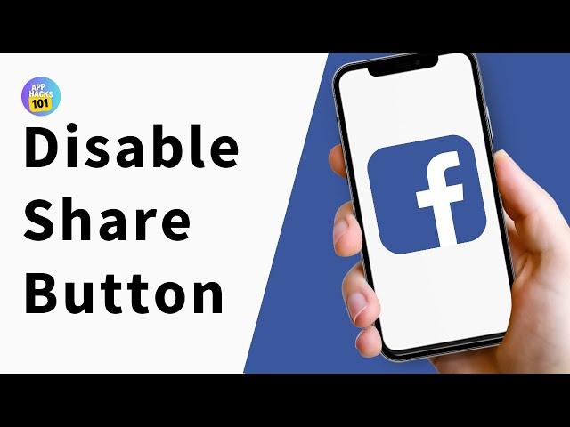 How To Disable Facebook Share Button 2024