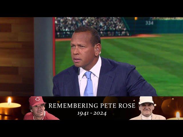 Alex Rodriguez, David Ortiz and Derek Jeter remember Pete Rose | MLB on FOX