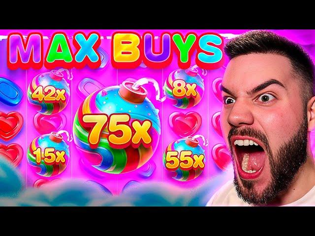 NON STOP MAX BONUS BUYS ON SWEET BONANZA!!! (DEGEN SESSION)