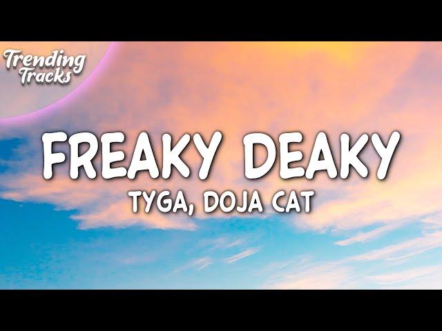 Tyga ft. Doja Cat - Freaky Deaky (Clean - Lyrics)