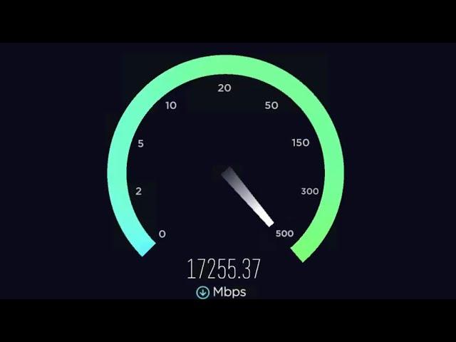 Speedtest 20Gbps connection!