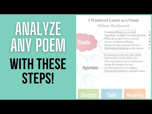 Analyze ANY Poem With These Steps!