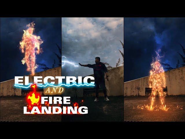 How To Edit Fire Landing And Electric In CAPCUT | Vfx Edit | Video Editing Tutorial