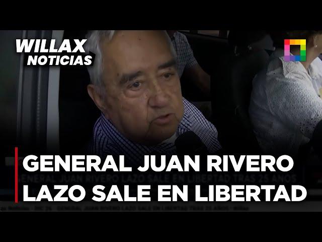 Willax Noticias - DIC 26 - GENERAL JUAN RIVERO LAZO SALE EN LIBERTAD TRAS 25 AÑOS | Willax