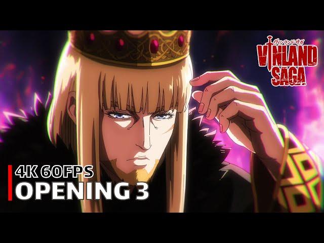 Vinland Saga - Opening 3 【River】 4K 60FPS Creditless | CC