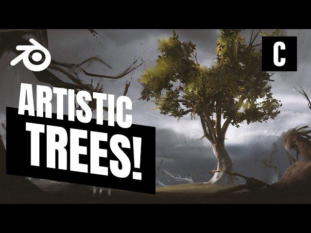 Artistic Trees In Blender