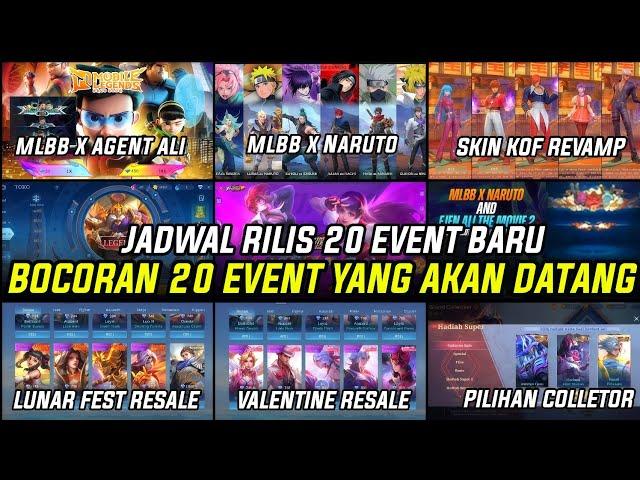 LEAKED 20 FREE MOBILE LEGENDS EVENTS THAT WILL BE PRESENT,ML X AGENT ALI, KOF REVAMP, VALENTINE'S