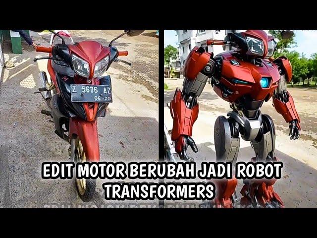 TUTORIAL EDIT VIDEO MOTOR BERUBAH JADI ROBOT TRANSFORMER VIRAL TIKTOK 