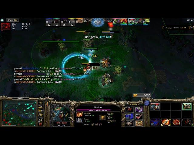 DOTA 1 Huksar Scared Warrior Beyond GODLIKE #22