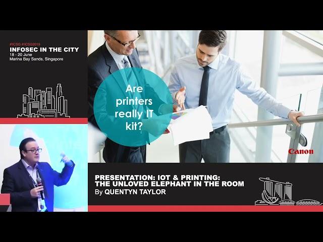 Office IoT The Elephant In the Room   Presented by Quentyn Taylor