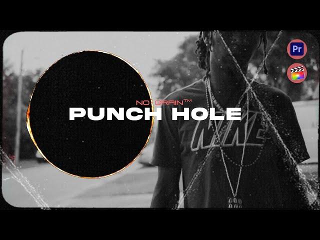 FREE PUNCH HOLE TRANSITIONS - For Premiere Pro, Final Cut, Davinci Resolve & More! (COPYRIGHT FREE)