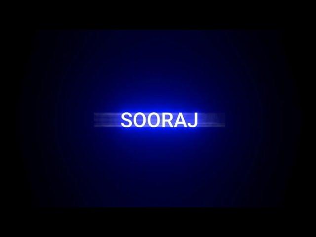 Ataa Pataa Rahe Na Kisi Ka Humein || Sooraj Dooba Hain - Song Status || New Black Screen Status©