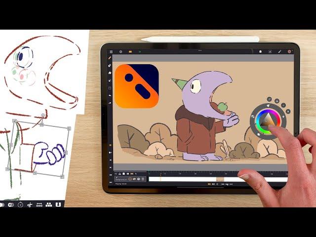 Character animation tips & tricks using Callipeg | 2D animation on iPad