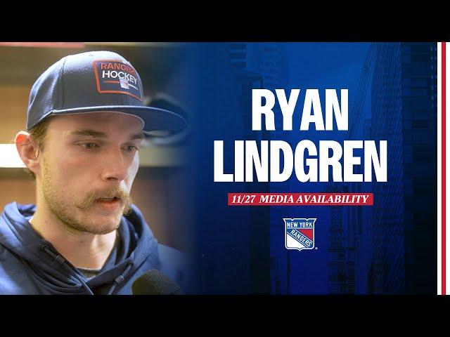NYR vs BUF: Ryan Lindgren Postgame Media Availability | November 27, 2023