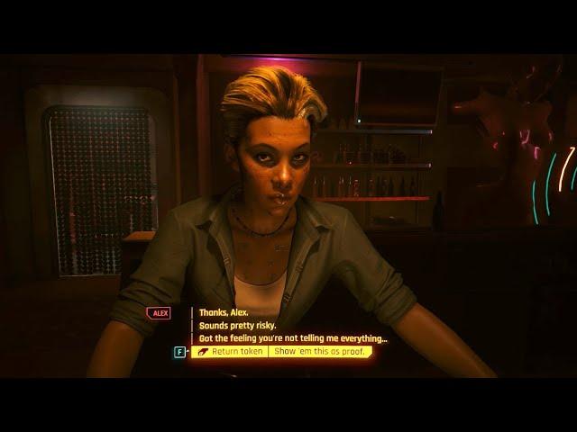 Alex learns the truth & threatens V after the ending - Cyberpunk 2077 Phantom Liberty