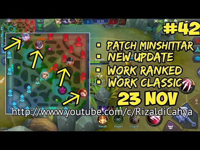 *UPDATE* RADAR MAP PATCH MINSHITTAR | 23 NOVEMBER | WORK CLASSIC & RANKED #42