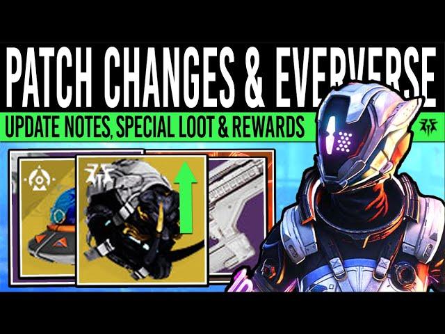 Destiny 2: PATCH CHANGES TODAY & EVERVERSE UPDATE! Extra LOOT, Exotics, Vendors & More (Nov 5th)